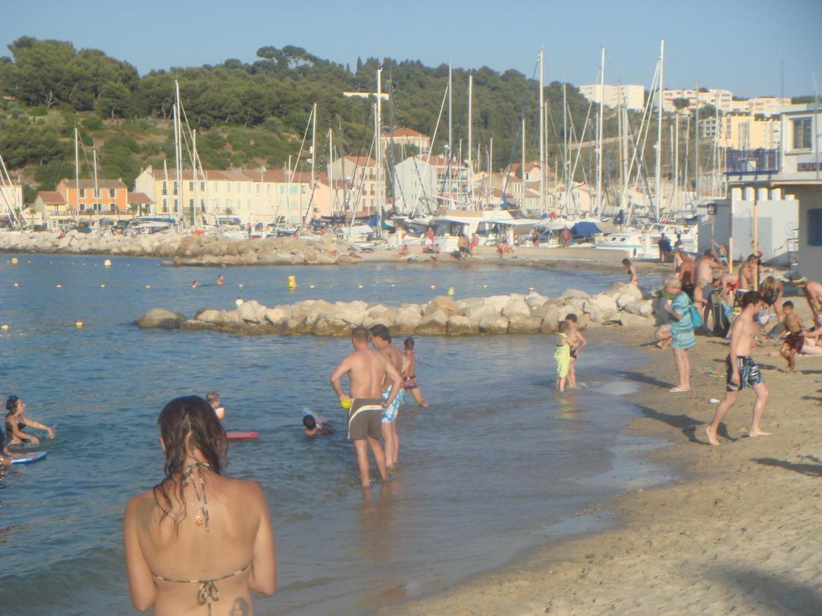 Petite Etoile de Mer: Beachfront Studio with Terrace Saint-Mandrier-sur-Mer Exterior photo
